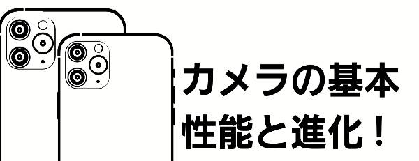iPhoneカメラの基本性能と進化